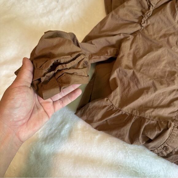 Nation LTD Brown Tiered Dalia Victorian Dress Women's Size Small - Picture 6 of 15